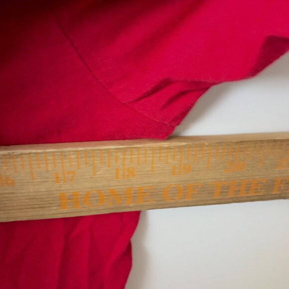 Deadmau5 DJ T Shirt Red Medium M Graphic Tee Short Sleeve 100% Cotton Solid Logo - Picture 8 of 15